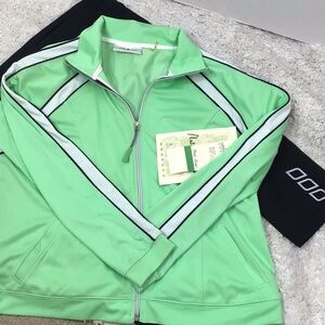Natalie & Me green activewear jacket NWT